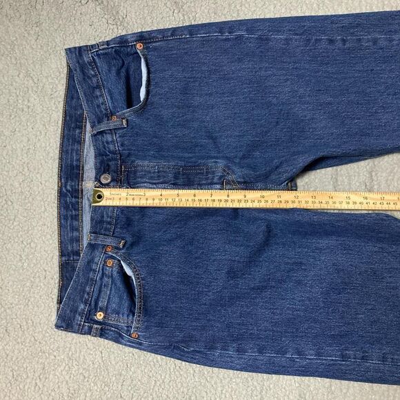 Men's Levi’s 501 Blue Jeans Size 36x30 - Picture 3 of 7